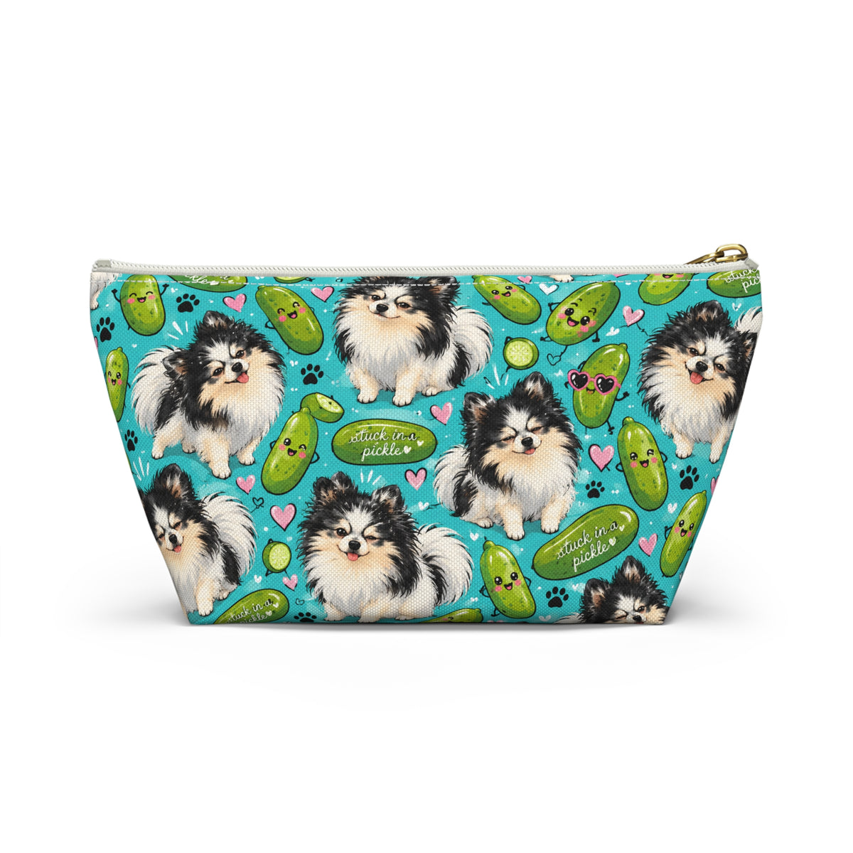 Cute Pickle the Pomeranian Accessory Pouch