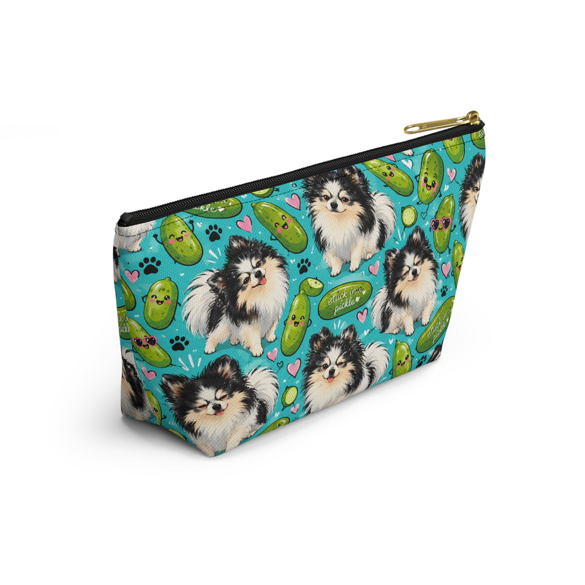 Cute Pickle the Pomeranian Accessory Pouch