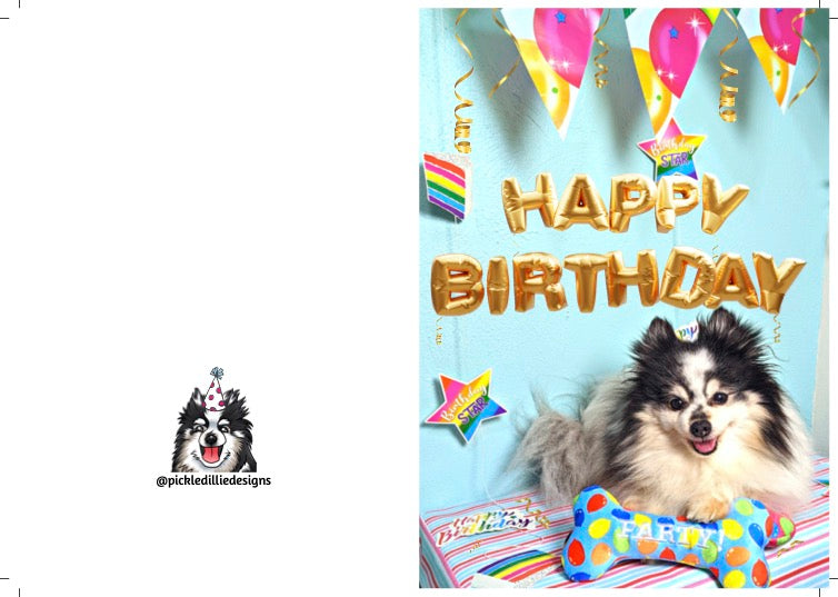 Pickle Happy Birthday Card