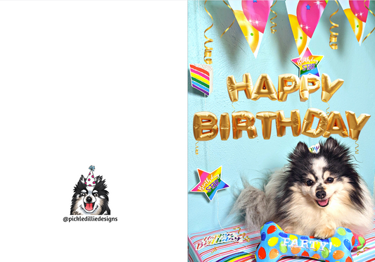 Pickle Happy Birthday Card