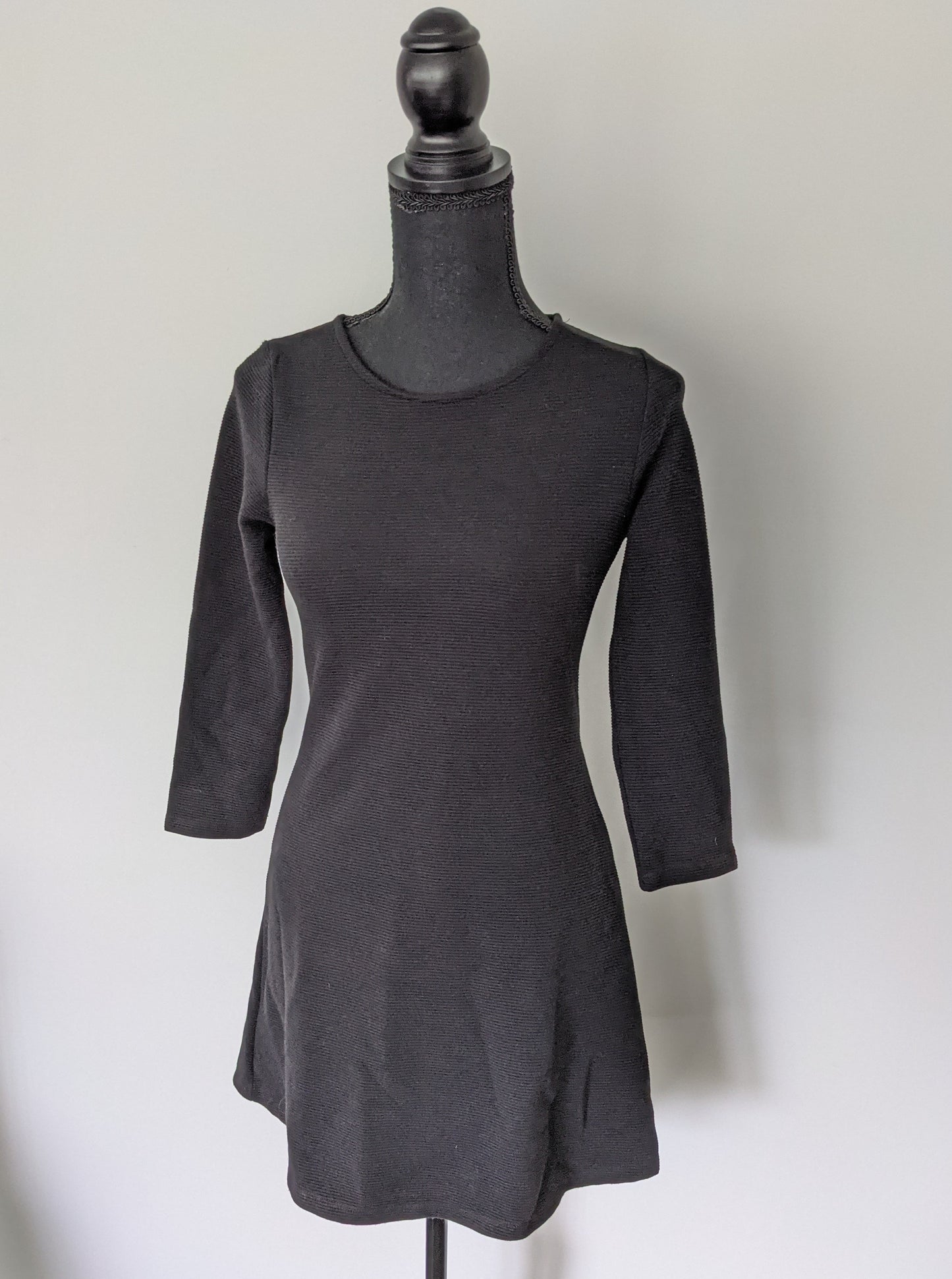 F21 Black Skater Dress