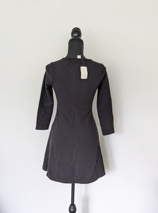 F21 Black Skater Dress