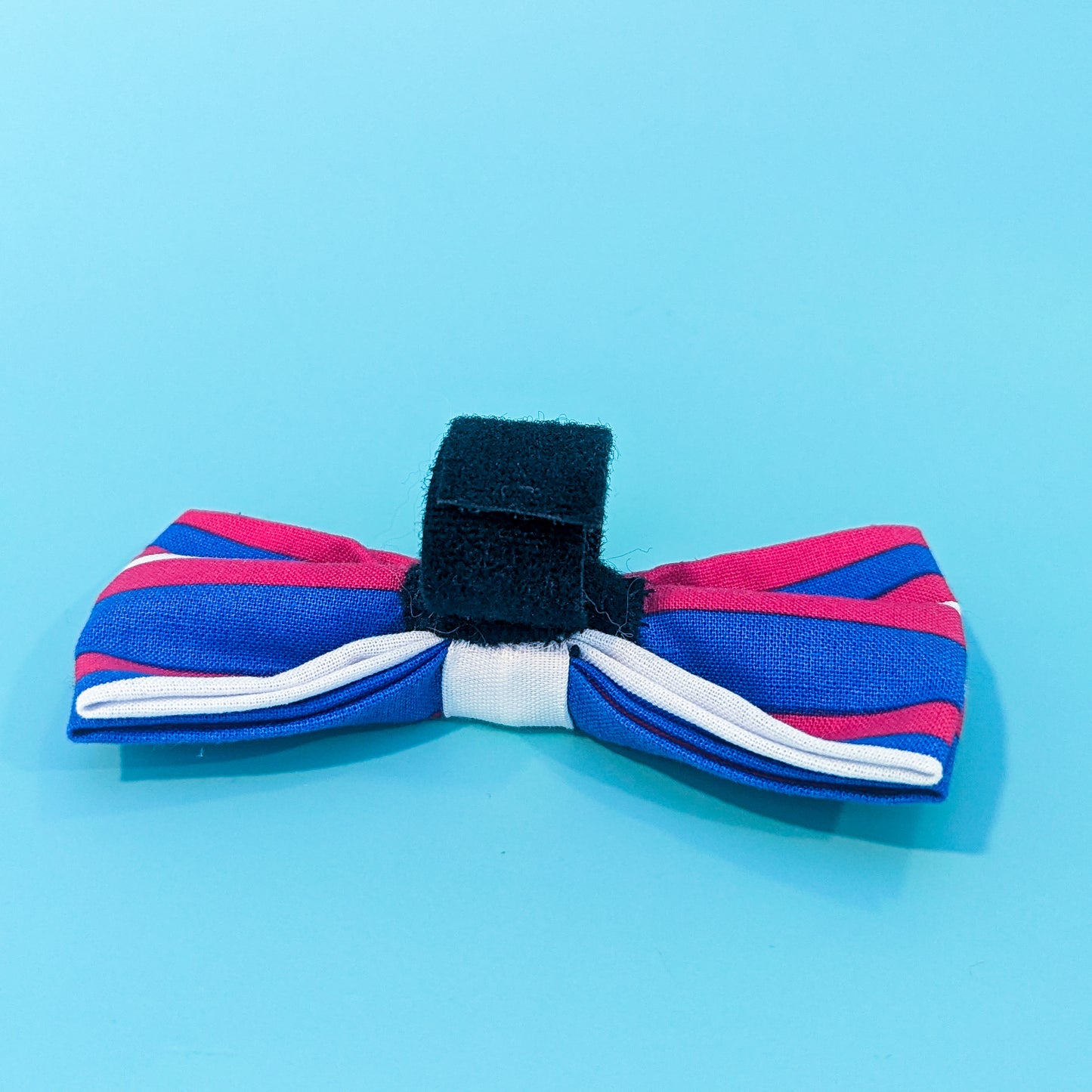 RWB Stripes Dog Bowtie