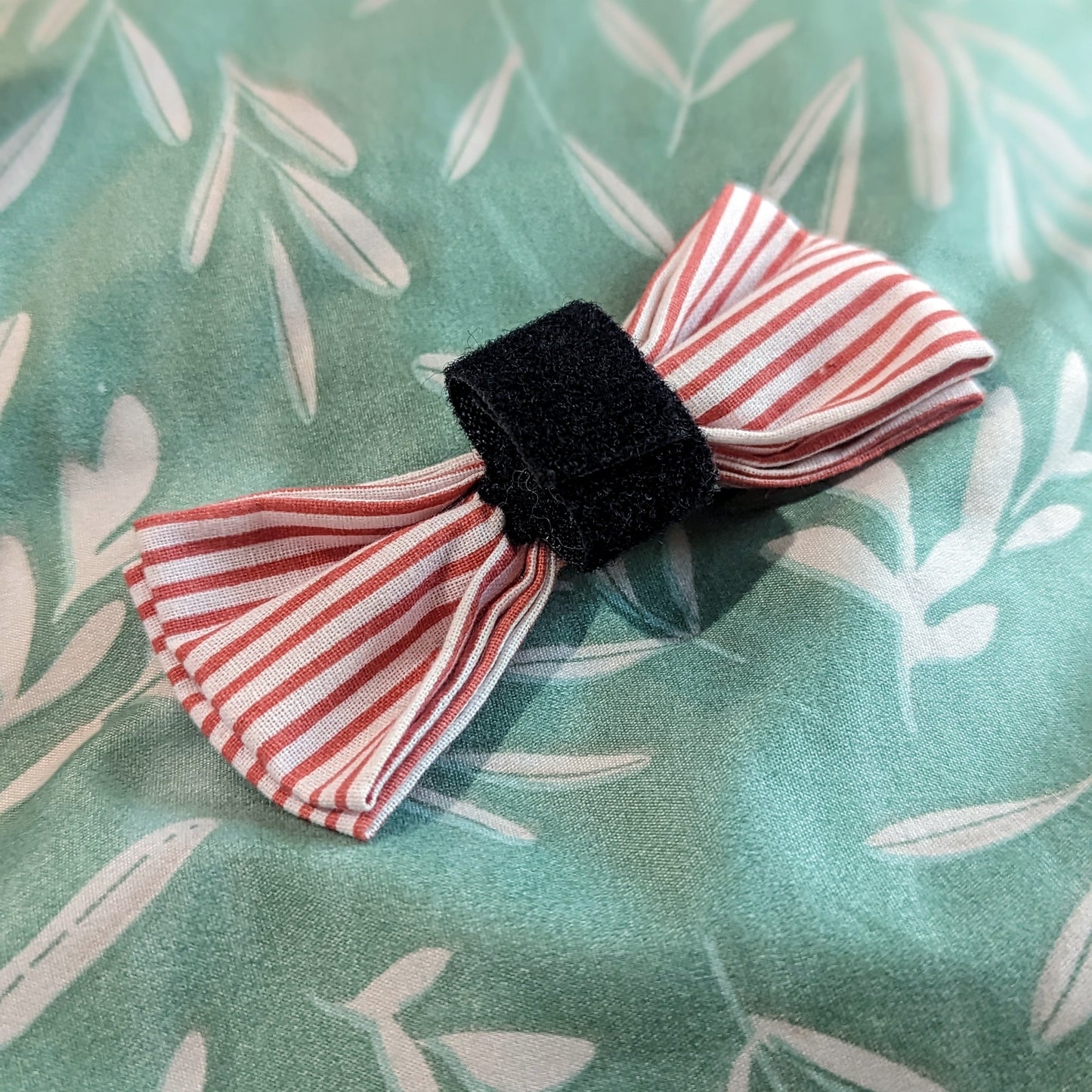 Candy Striper Dog Bowtie