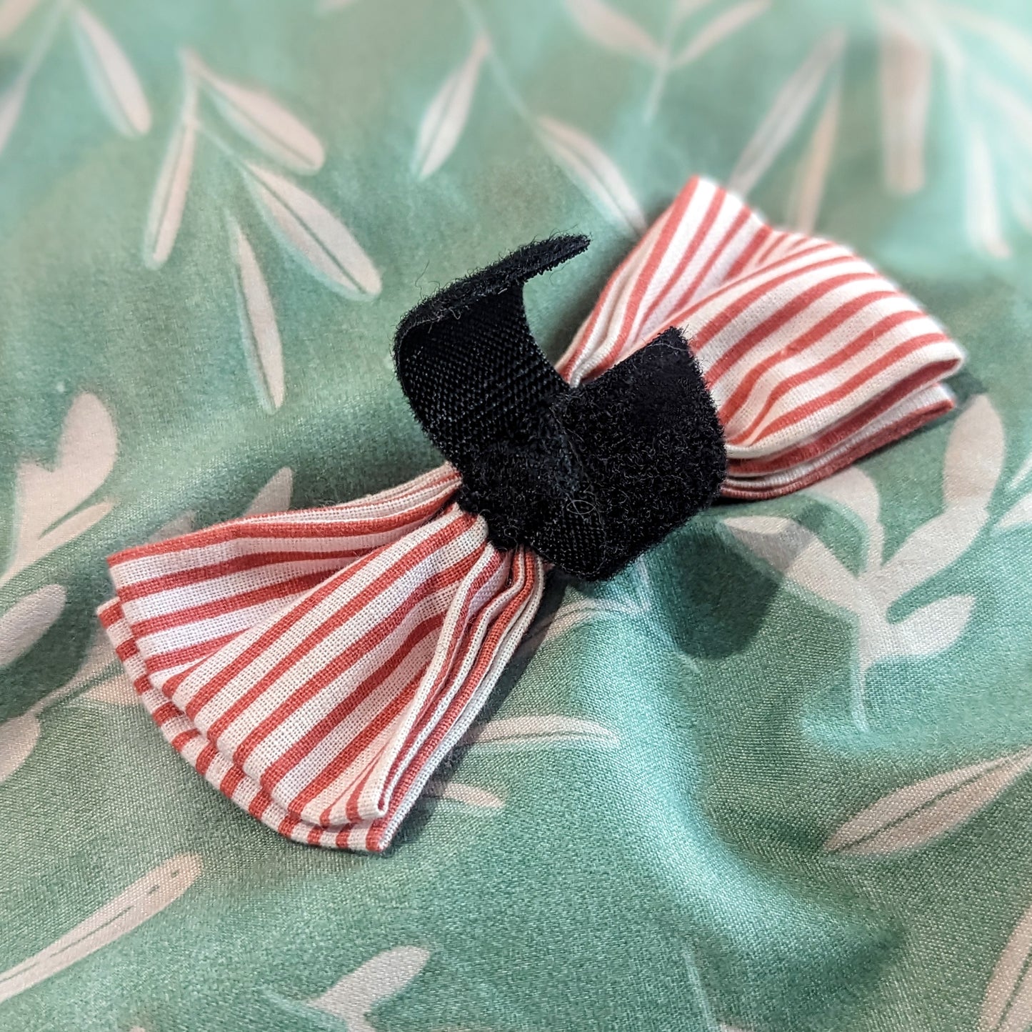 Candy Striper Dog Bowtie