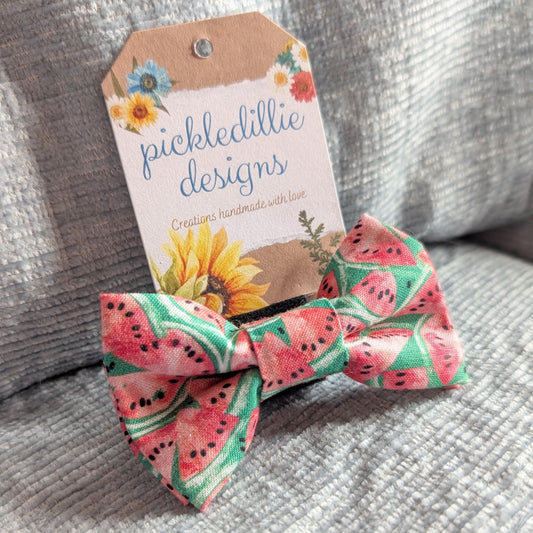 Watermelon Sugar Dog Bowtie