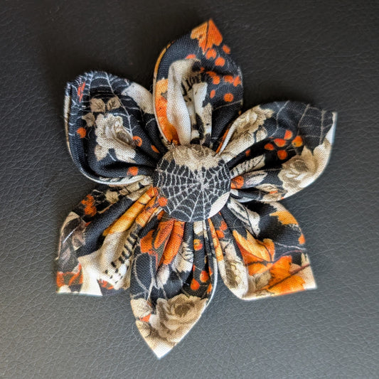 Walking in Spider Webs Flower Bow
