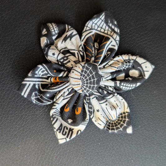 Goth Princess Flower Bow
