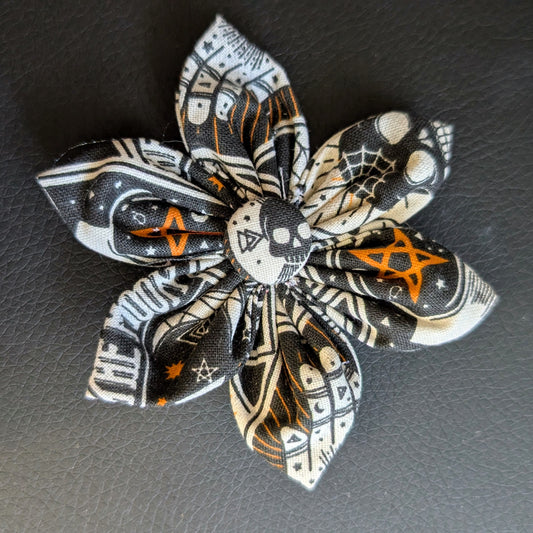 Goth Princess Flower Bow 2
