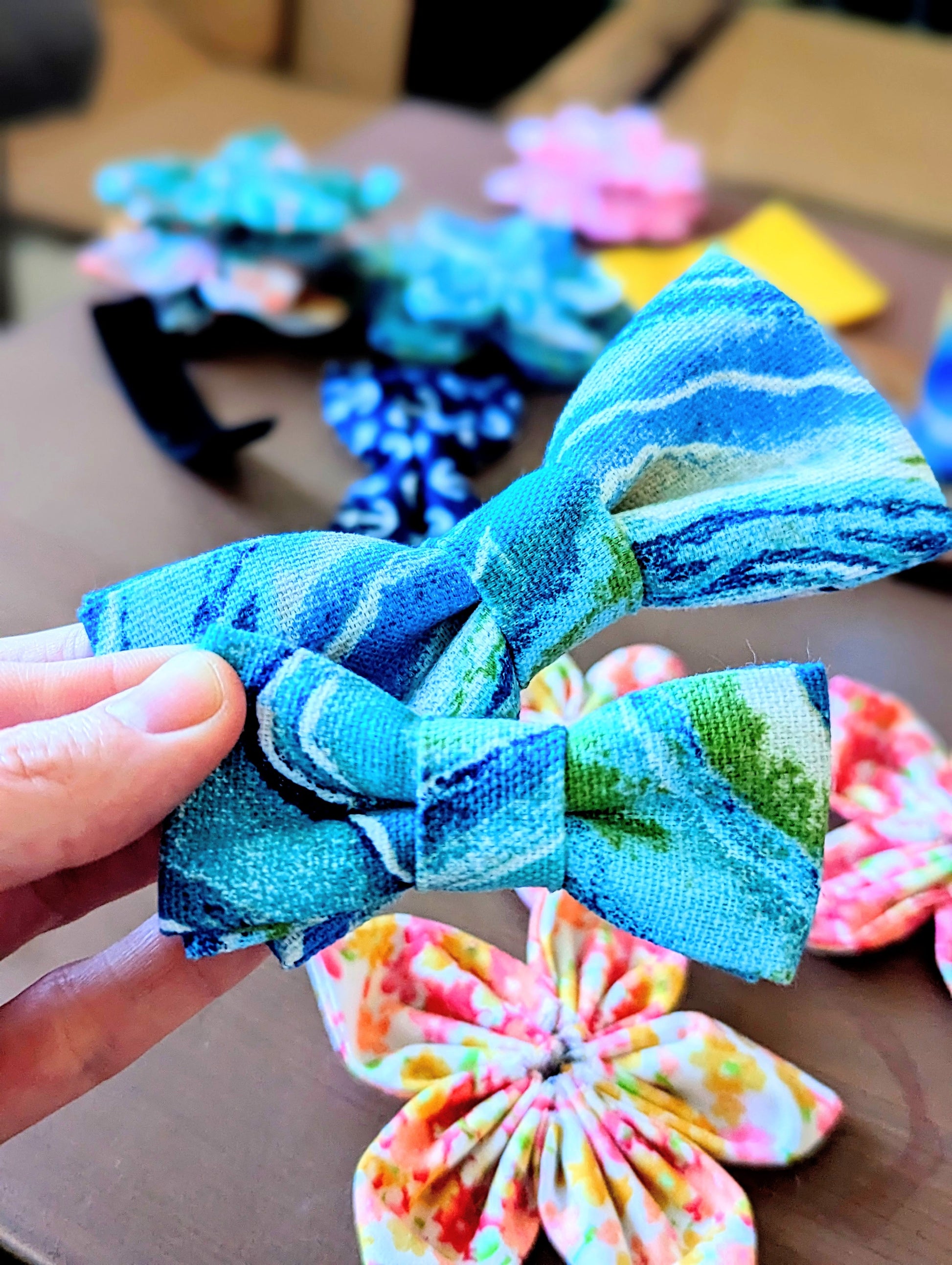 Discover handsewn dog bowties made in Annapolis, Maryland by Pickledillie Designs. Elevate your pet's style with unique cloth pet fashion accessories. Shop small and support local artisans.