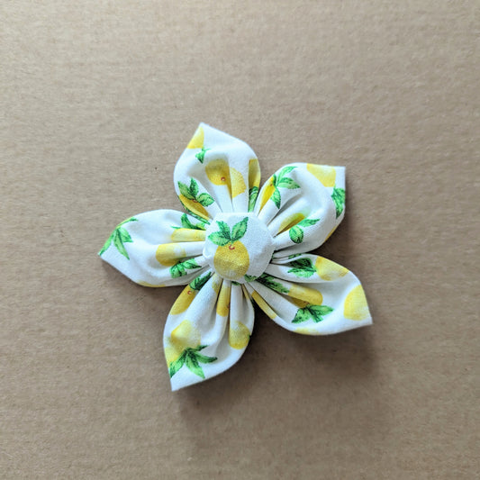 Lemon Drop Flower Bow 2