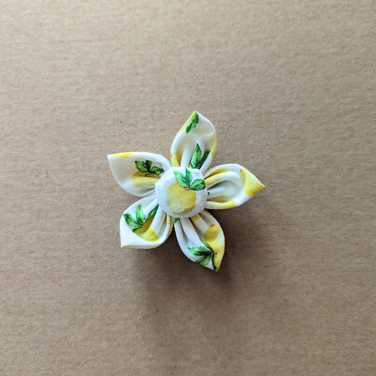 Lemon Drop Flower Bow | XS