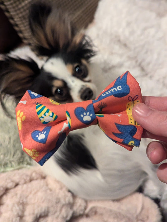 Pawty Time Dog Bowtie